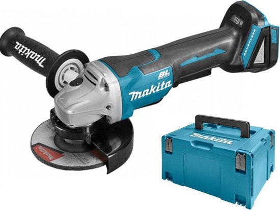 makita dga505zj 18v haakse slijper 125 mm
