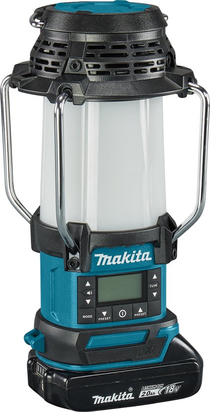makita dmr055 14 4v 18v camping lamp met radio