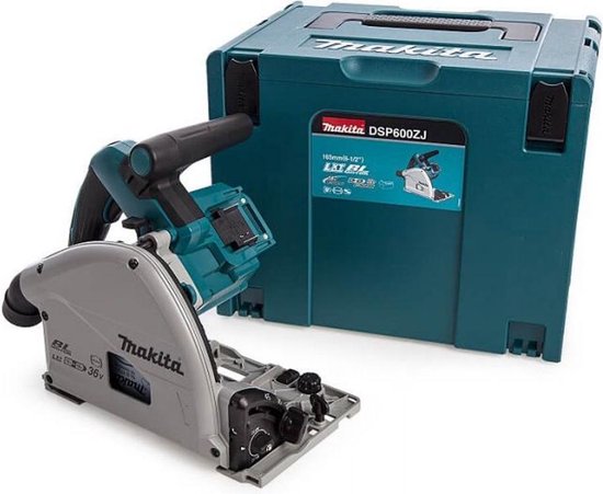 Makita Invalcirkelzaag Dsp600zj 2x18v 165 Mm - Losse Body (geleverd zonder accu en lader)