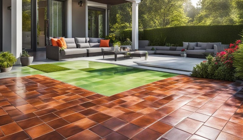 tuintegels schoonmaken