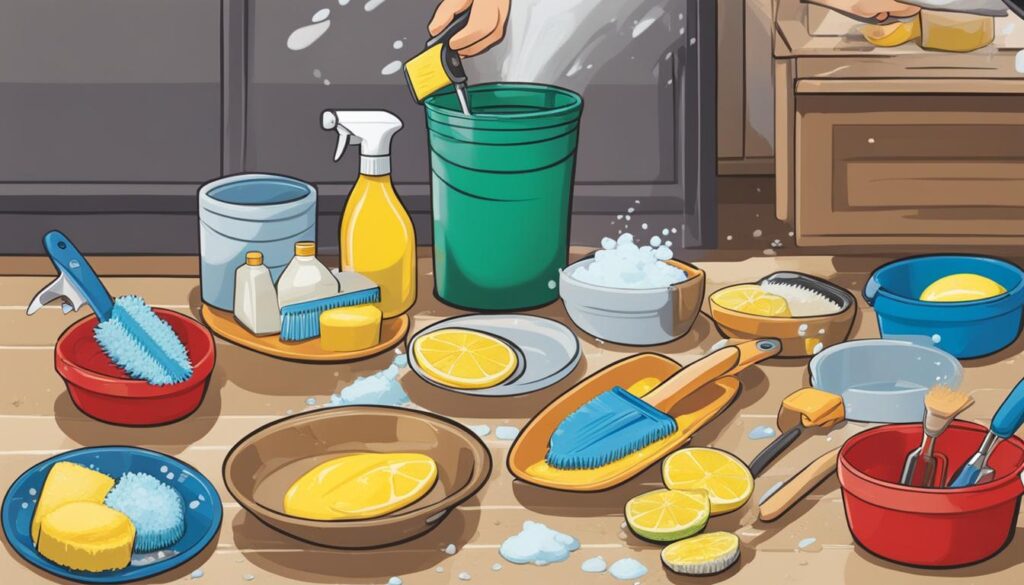 klinkers schoonmaken met huishoudelijke producten